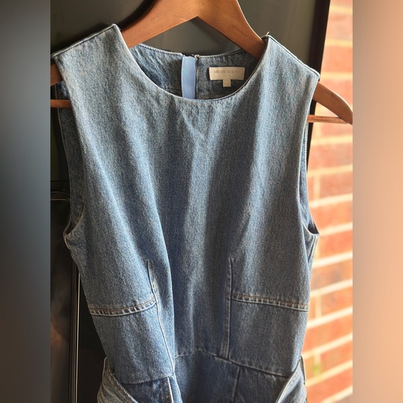 NEW Miss Sixty – Rochie Asymmetrical Denim Dress - Picture 5 of 14